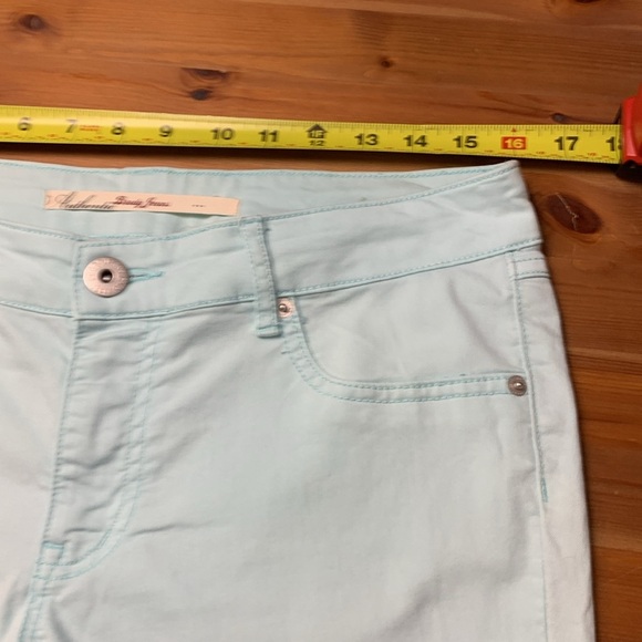 Brody Jeans Vintage Lightweight Cotton, Mid Rise, Light Aqua Colour Jeans - Picture 6 of 12